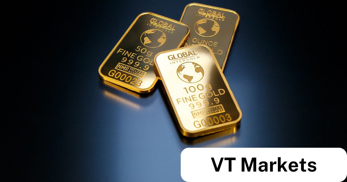 Close-up image of gold bars symbolizing wealth, stability, and investment opportunities, perfect for illustrating a beginner's guide to gold trading with VT Markets.